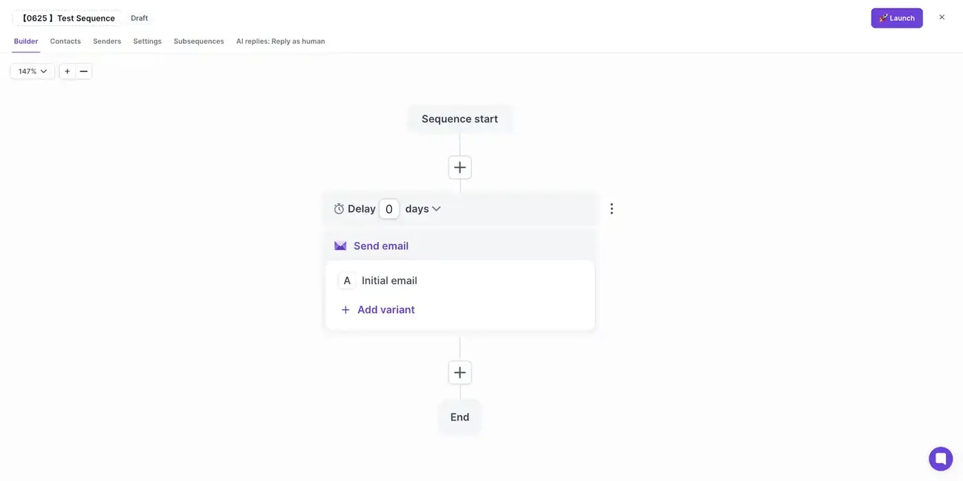 Salesforge email subject variable